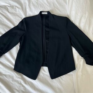 Aritzia Power Blazer Cropped Black Size 2